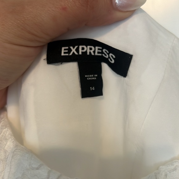 Express Bridal Lace Corset Sheath Dress - Picture 3 of 5